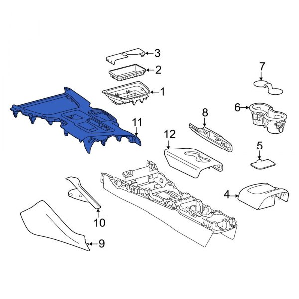 Automatic Transmission Shift Cover Plate