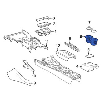 Toyota OE - Console Cup Holder