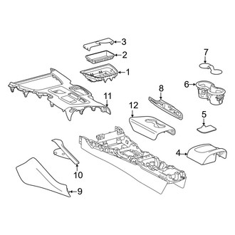 Toyota OE - Center Console (Armrest and Trim)