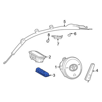 Toyota OE - Left Lower Instrument Panel Air Bag