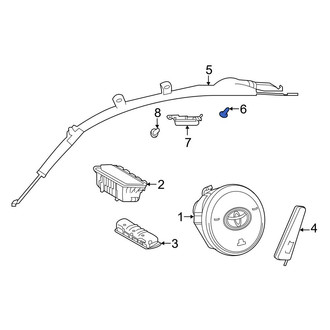 Toyota OE - Trunk Trim Panel Screw