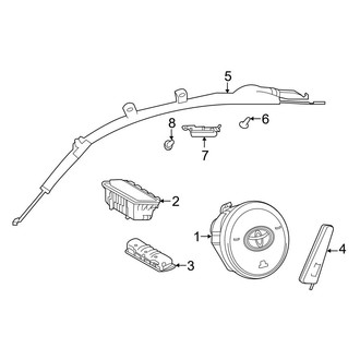 Toyota OE - Restraint Systems - Air Bag Components (Air Bags)