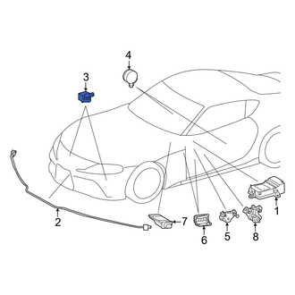 Toyota OE - Front Air Bag Impact Sensor