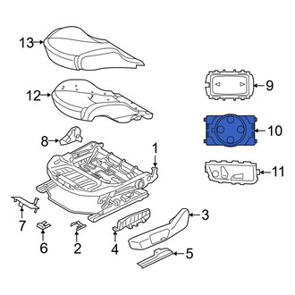 Toyota OE - Right Seat Lumbar Switch