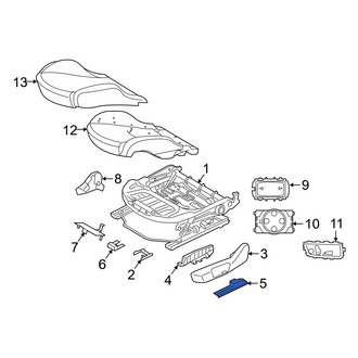 Toyota OE - Front Left Seat Track Cover