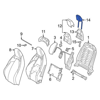 Toyota OE - Front Right Headrest