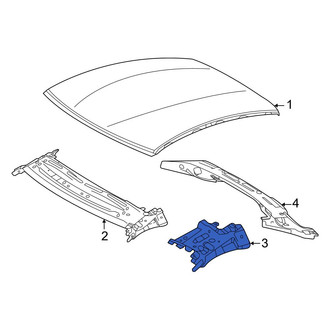 Toyota OE - Left Roof Header Panel Bracket