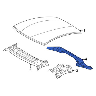 Toyota OE - Rear Roof Header Panel