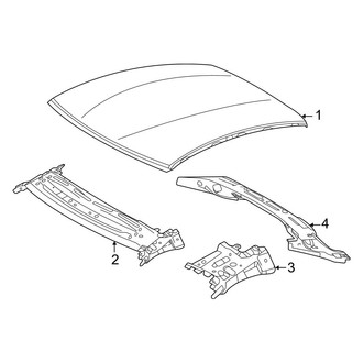Toyota OE - Roof - Windshield Header & Components