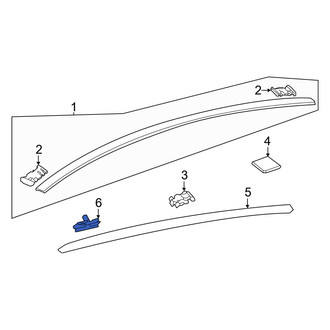 Toyota OE - Roof Molding Clip