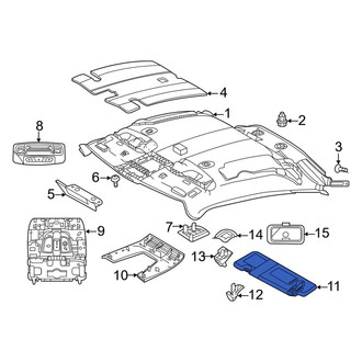 Toyota OE - Left Sun Visor