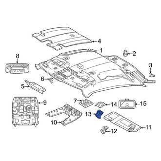 Toyota OE - Sun Visor Holder