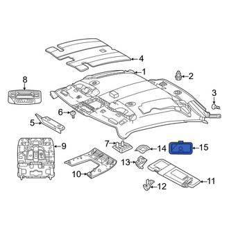 Toyota OE - Sun Visor Light