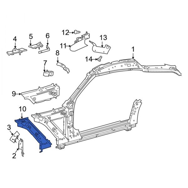 Fender Apron Reinforcement