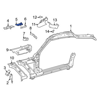 Toyota OE - Body A-Pillar Bracket
