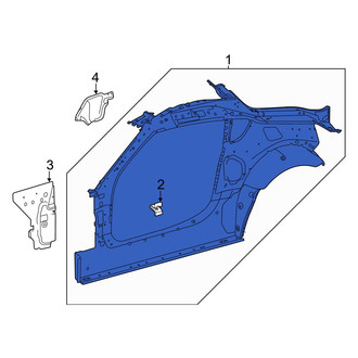 Toyota OE - Left Uniside Reinforcement