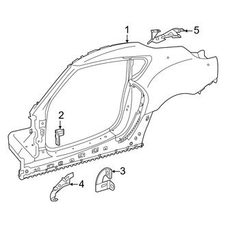 Toyota OE - Pillars, Rocker & Floor - Uniside (Outer)