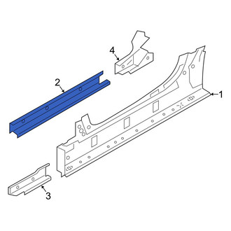 Toyota OE - Left Center Rocker Panel Reinforcement