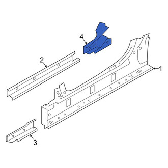 Toyota OE - Rear Left Rocker Panel Reinforcement