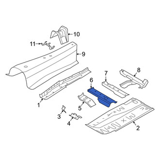 Toyota OE - Front Left Seat Frame Mounting Base