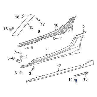 Toyota OE - Bumper Cover Retainer