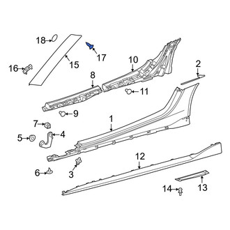 Toyota OE - Body A-Pillar Trim Panel Screw