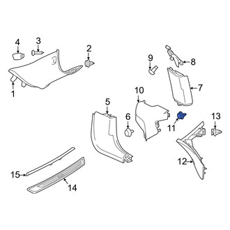 Toyota OE - Body B-Pillar Trim Panel Clip