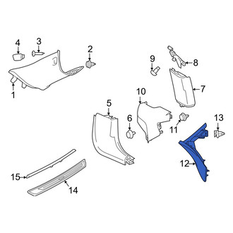 Toyota OE - Left Body C-Pillar Trim Panel