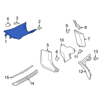 Toyota OE - Left Inner Body A-Pillar Trim Panel