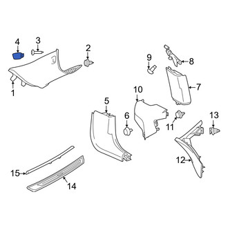 Toyota OE - Body A-Pillar Trim Panel Cap
