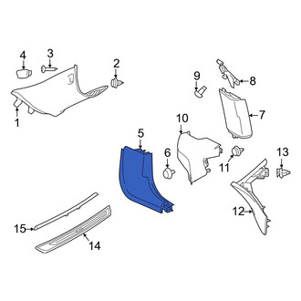 Toyota OE - Left Kick Panel Trim