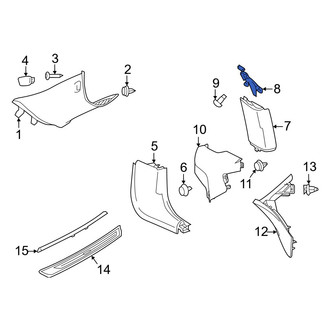 Toyota OE - Left Body B-Pillar Trim Panel Bracket