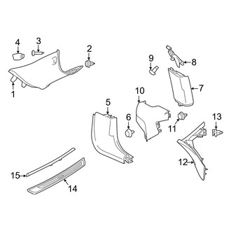 Toyota OE - Pillars, Rocker & Floor - Interior Trim