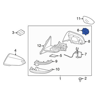 Toyota OE - Front Door Mirror Drive Motor