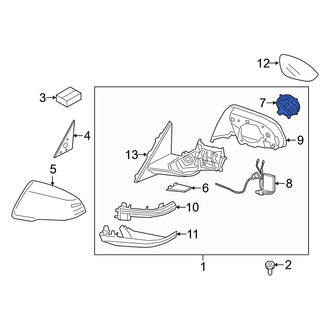 Toyota OE - Front Door Mirror Drive Motor