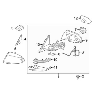 Toyota OE - Door - Outside Mirrors