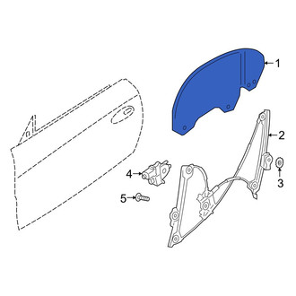 Toyota OE - Front Left Door Glass