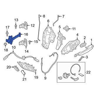 Toyota OE - Front Left Door Check