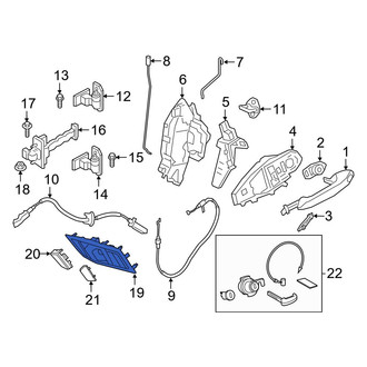 Toyota OE - Front Left Inner Interior Door Handle