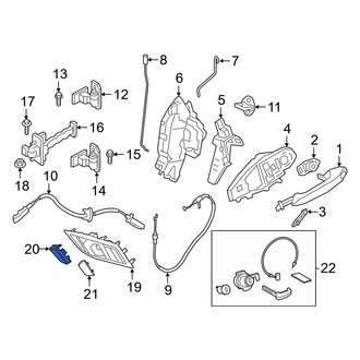 Toyota OE - Front Left Interior Door Handle Trim