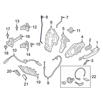 Toyota OE - Front Left Door Lock Operating Rod
