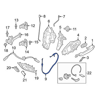 Toyota OE - Front Outer Door Latch Cable