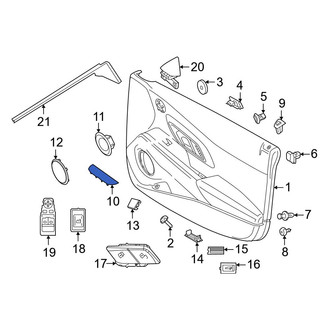 Toyota OE - Front Door Panel Insert