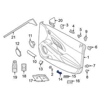 Toyota OE - Door Interior Trim Panel Cap