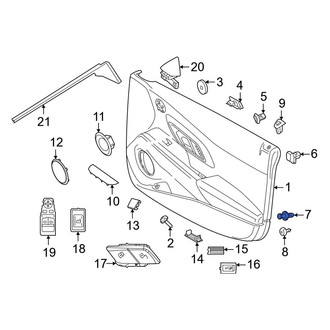 Toyota OE - Door Interior Trim Panel Retainer