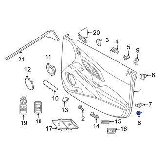 Toyota OE - Door Interior Trim Panel Retainer