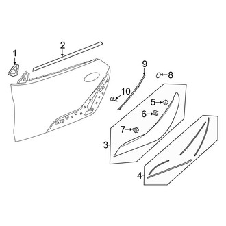 Toyota OE - Door - Exterior Trim