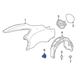 Toyota OE - Trunk Trim Panel Nut