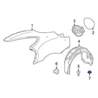 Toyota OE - Radiator Support Splash Shield Nut
