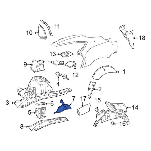 Wheel Housing Side Panel